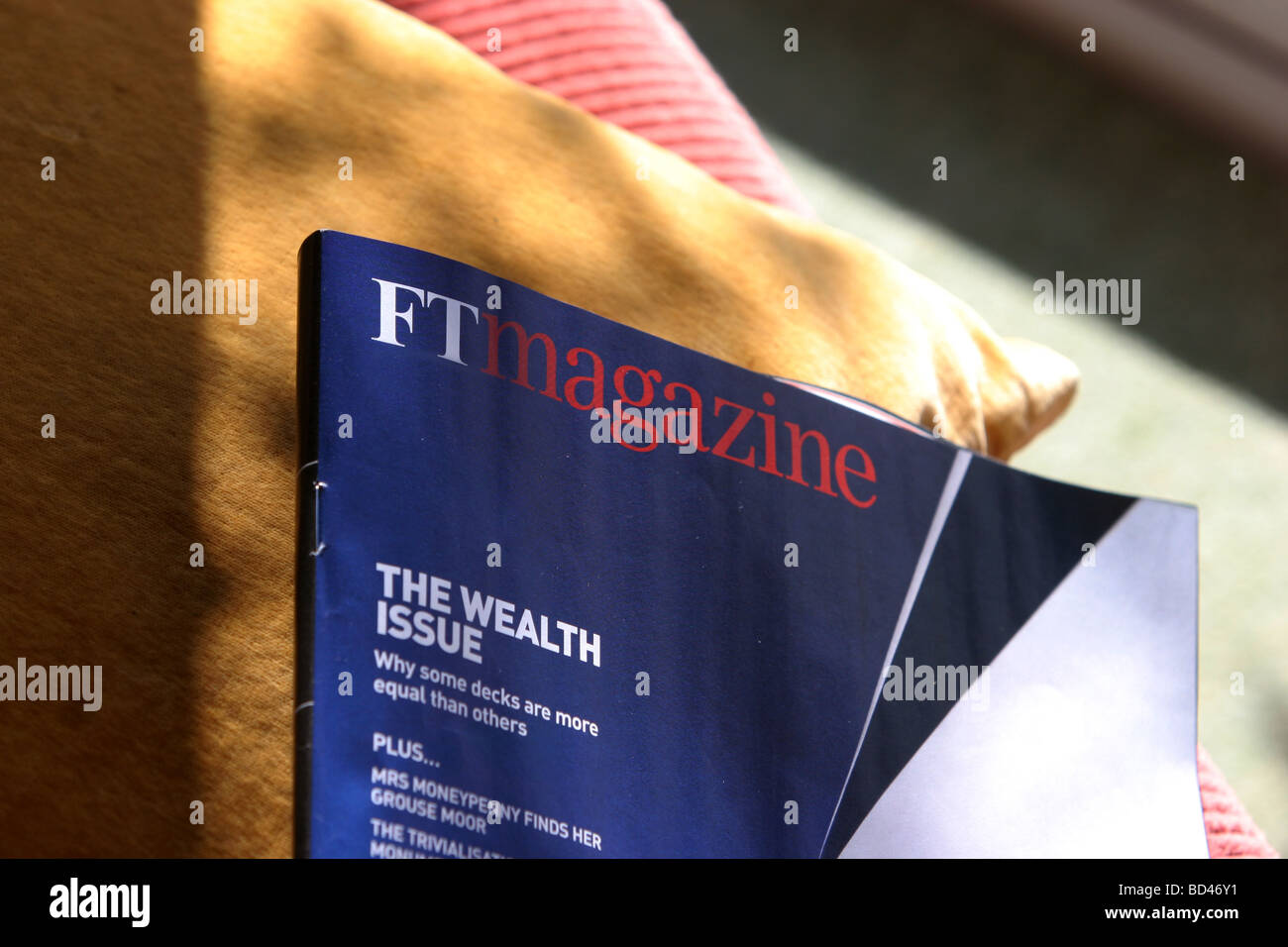 Financial Times magazine détail Banque D'Images