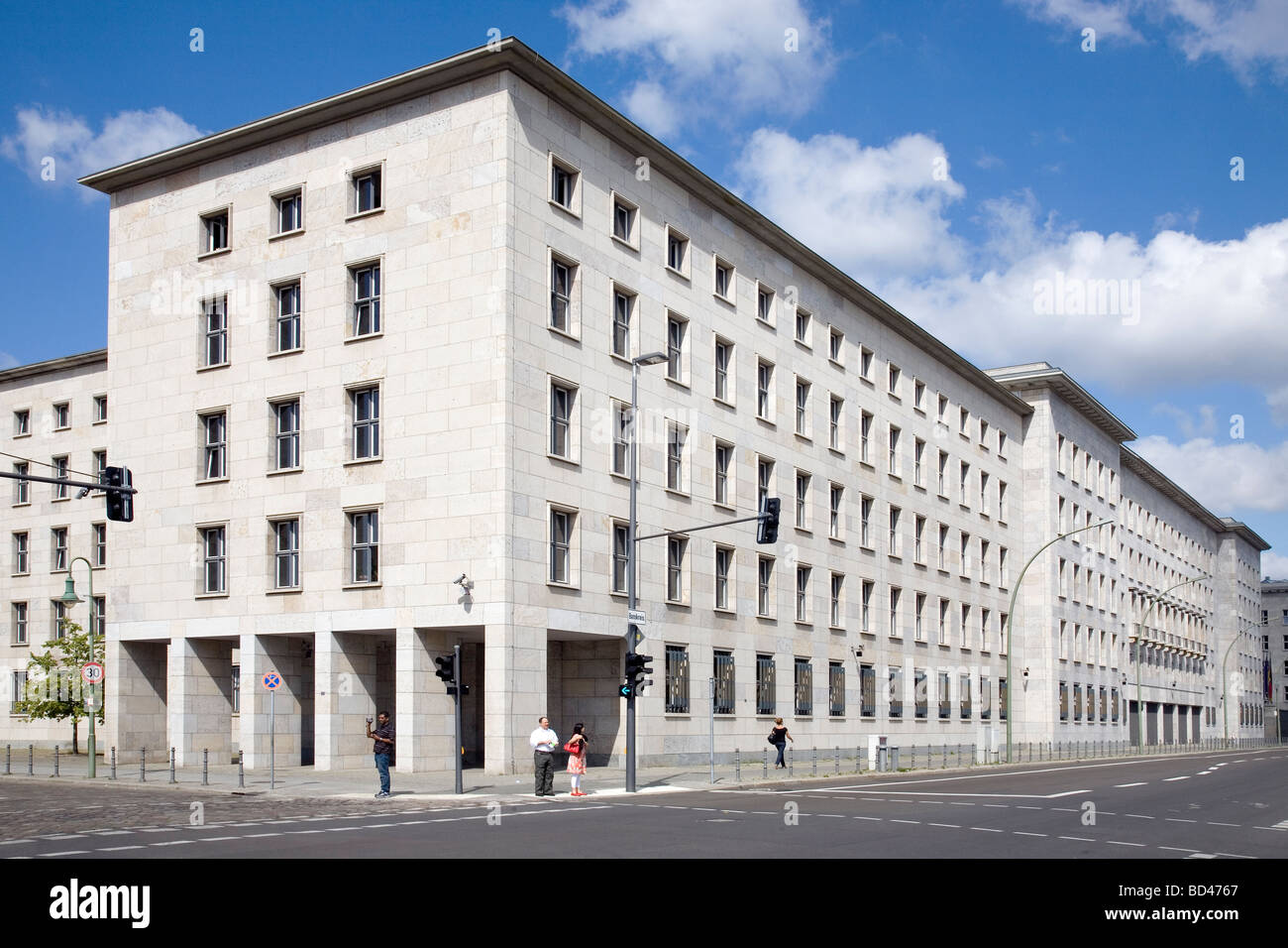 L'ancien Reich allemand maintenant ministère de l'air, ministère des Finances, Wilhelmstrasse, Berlin, Allemagne Banque D'Images