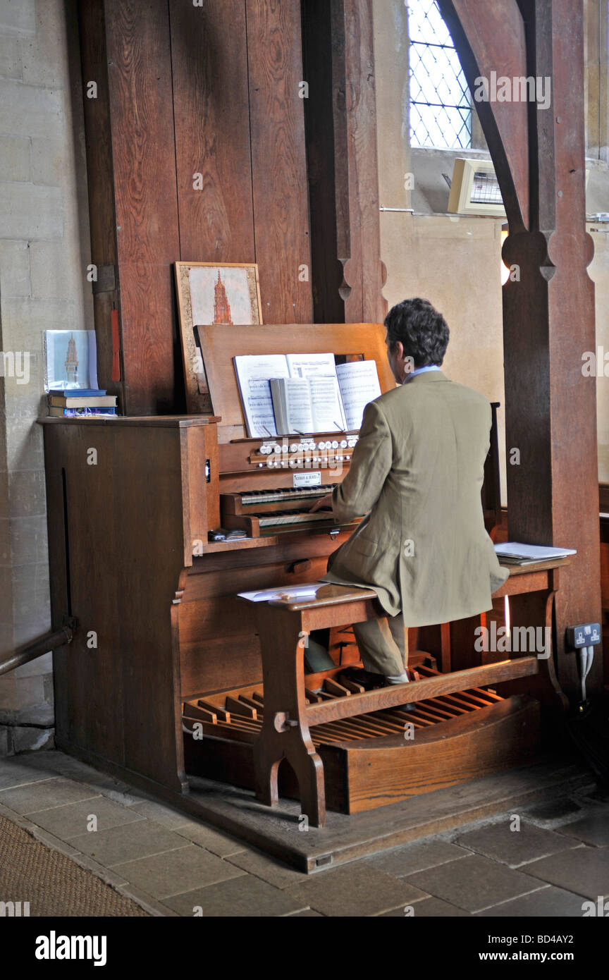 Orgue de l'église église ranworth angleterre Norfolk Banque D'Images