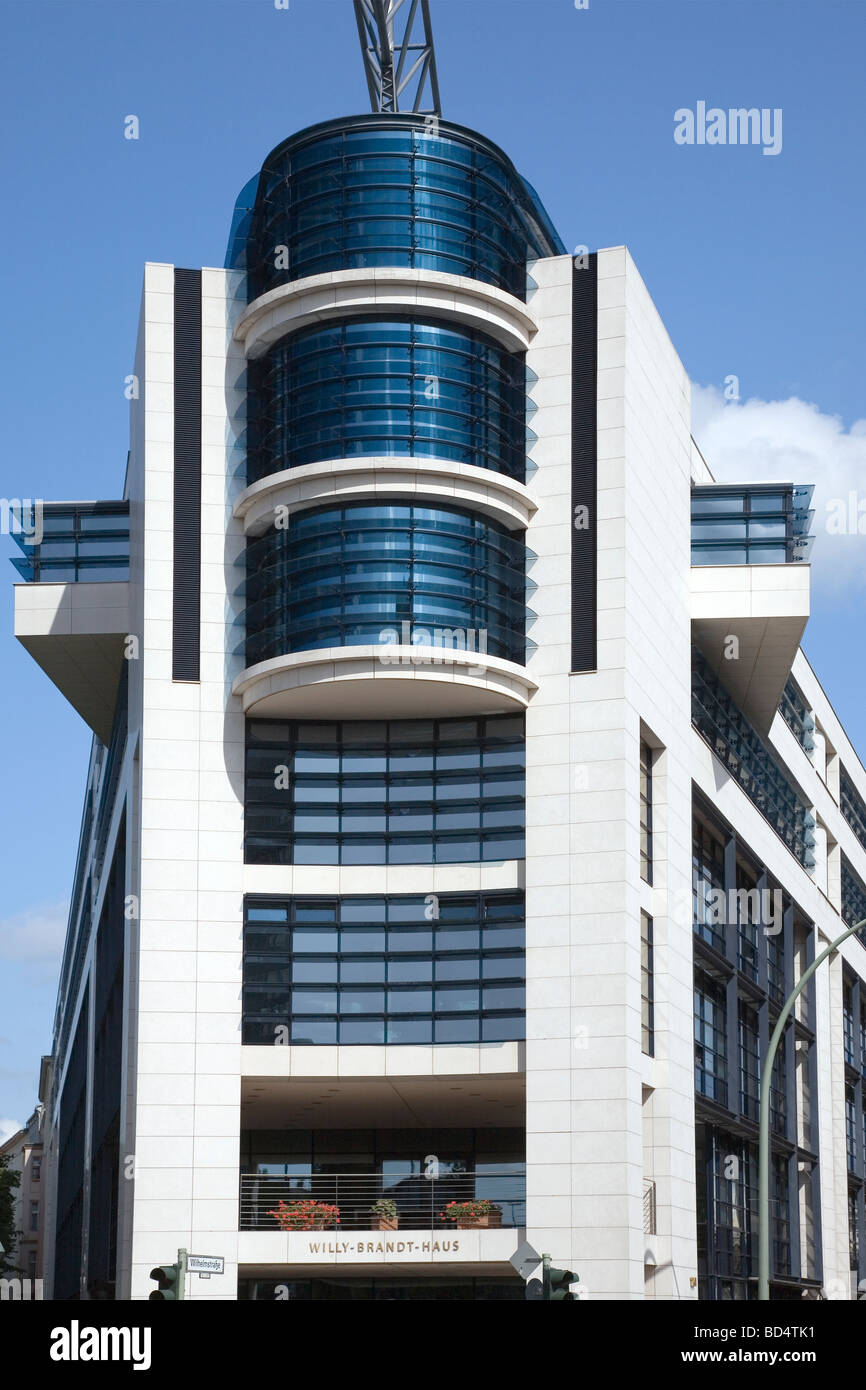 Willy Brandt Haus, Berlin, Allemagne Banque D'Images