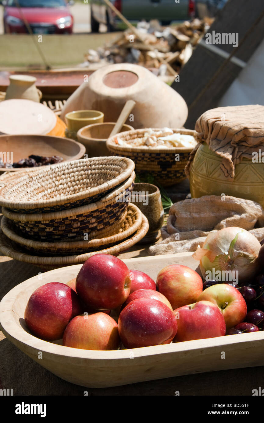 Village Viking, Gimli Icelandic Festival Manitoba canada Banque D'Images