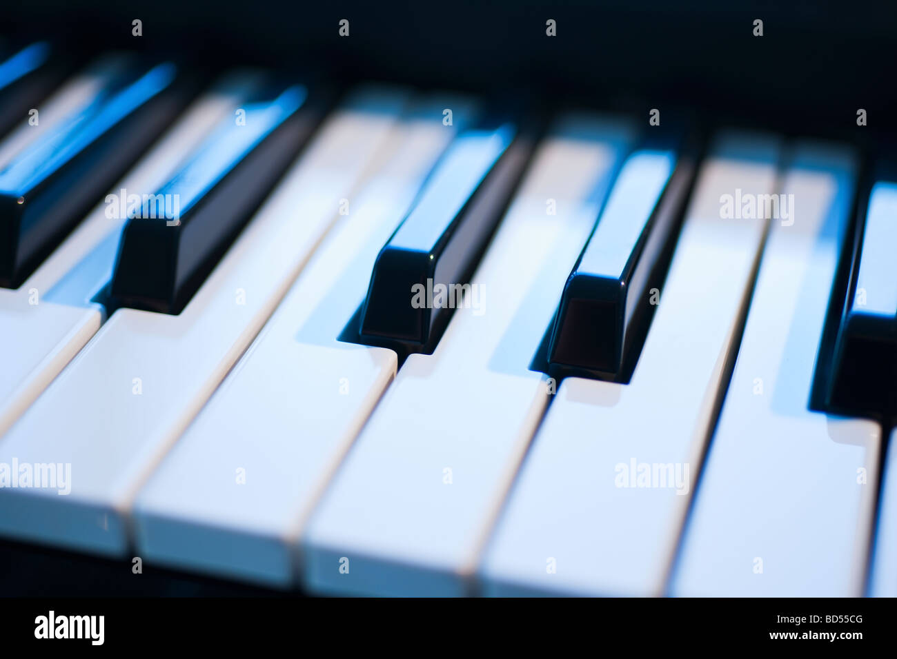 Touches de piano Banque D'Images