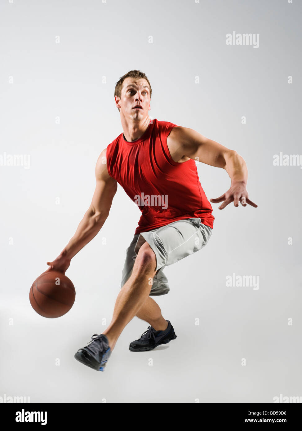 Un joueur de basket-ball Banque D'Images