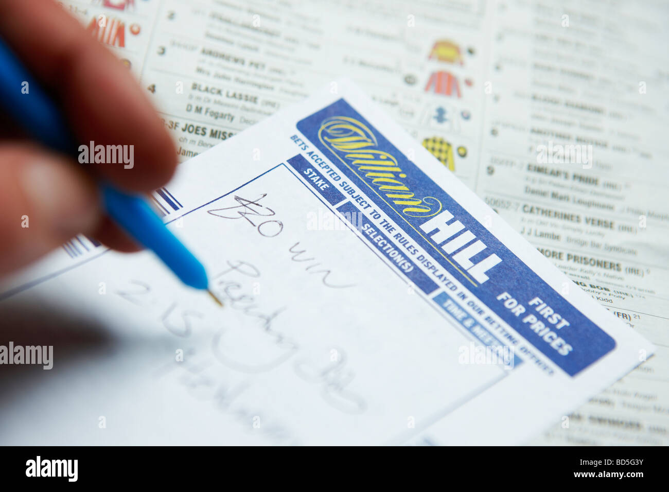 William Hill betting shop South Mimms Banque D'Images