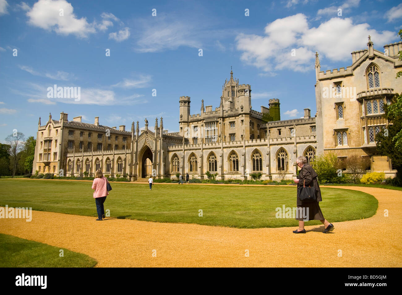 Cambridge University College Banque D'Images