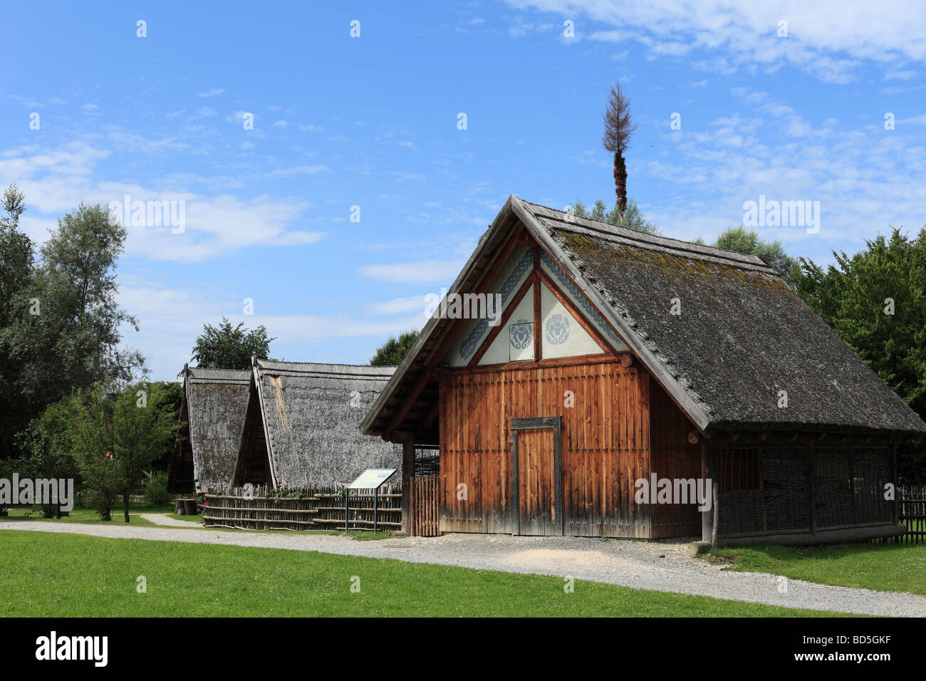 Grange en Bavière Mattsee, Salzburger Flachgau, Land, Land de Salzbourg, Autriche, Europe Banque D'Images
