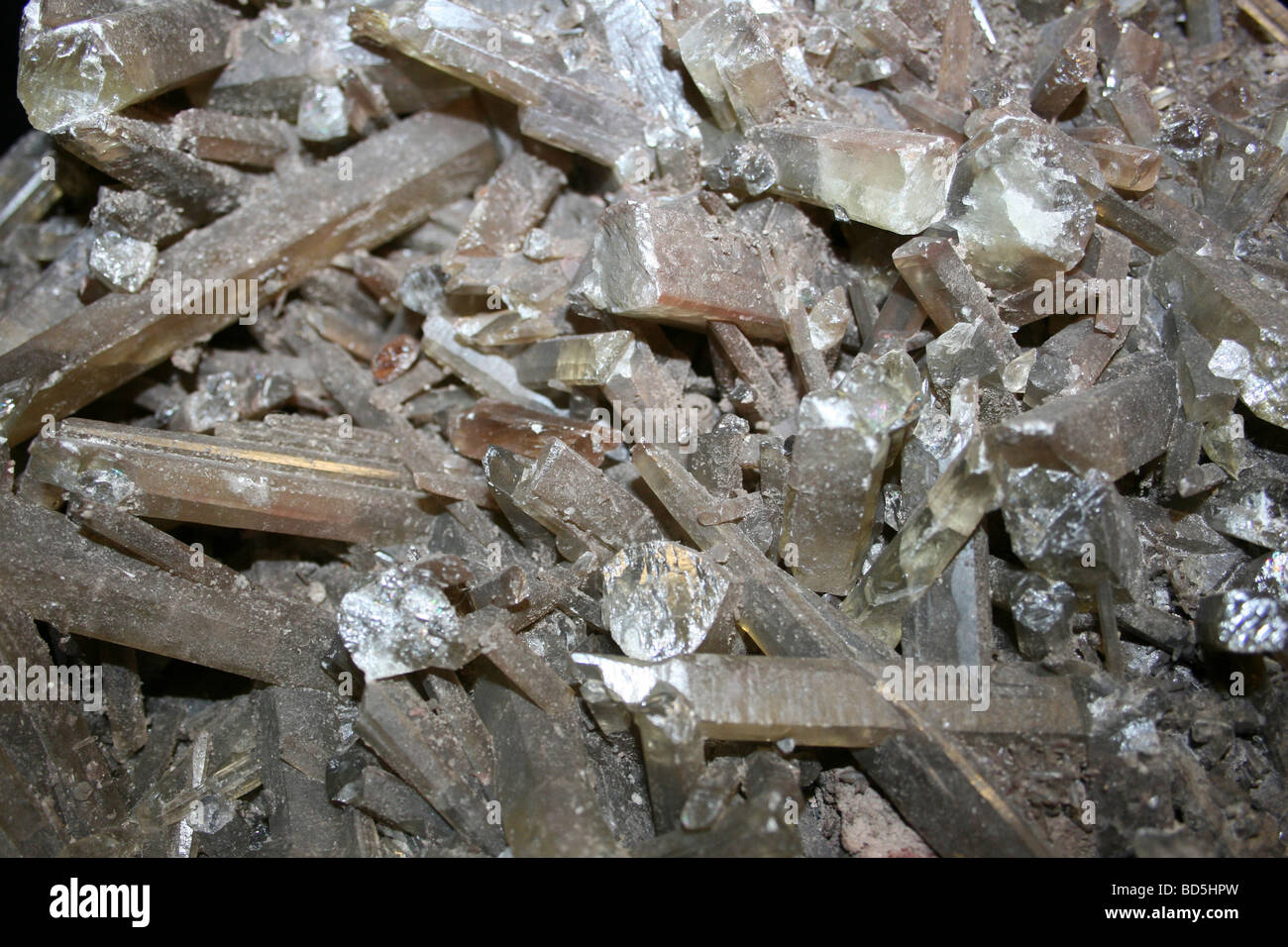 Le carbonate de calcium (calcite) Crystals Banque D'Images