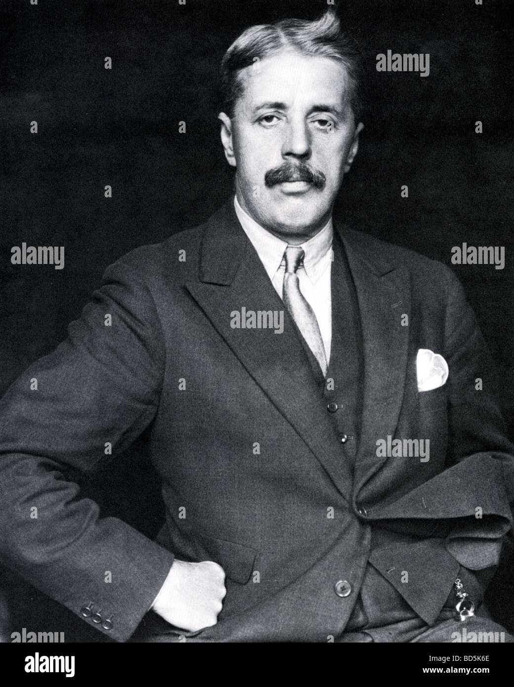 ARNOLD BENNETT romancier anglais en 1929 Banque D'Images
