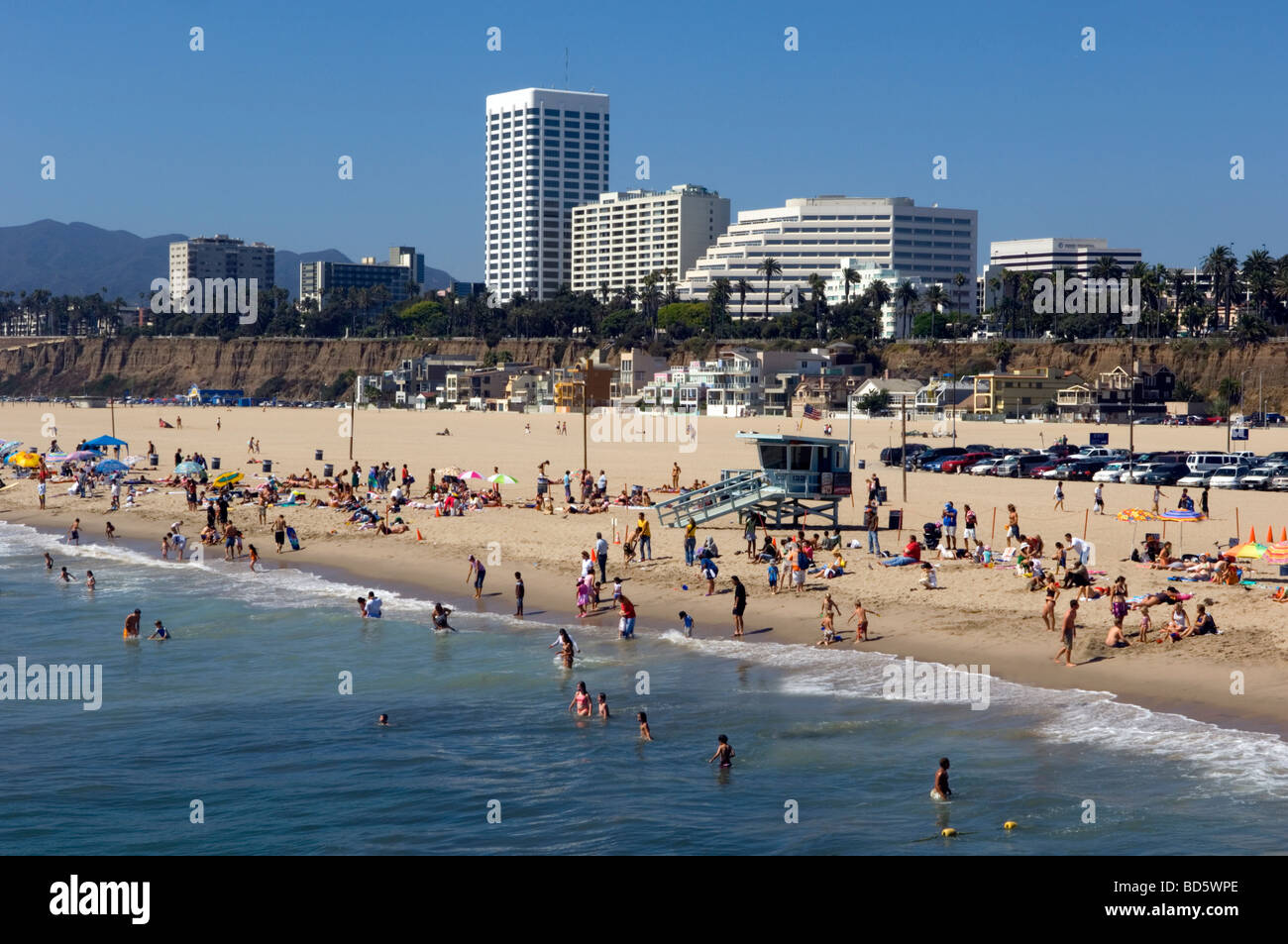 Santa Monica Beach Banque D'Images