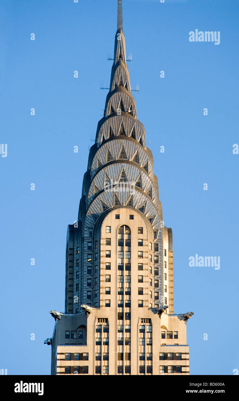 Le Chrysler Building à New York. Banque D'Images