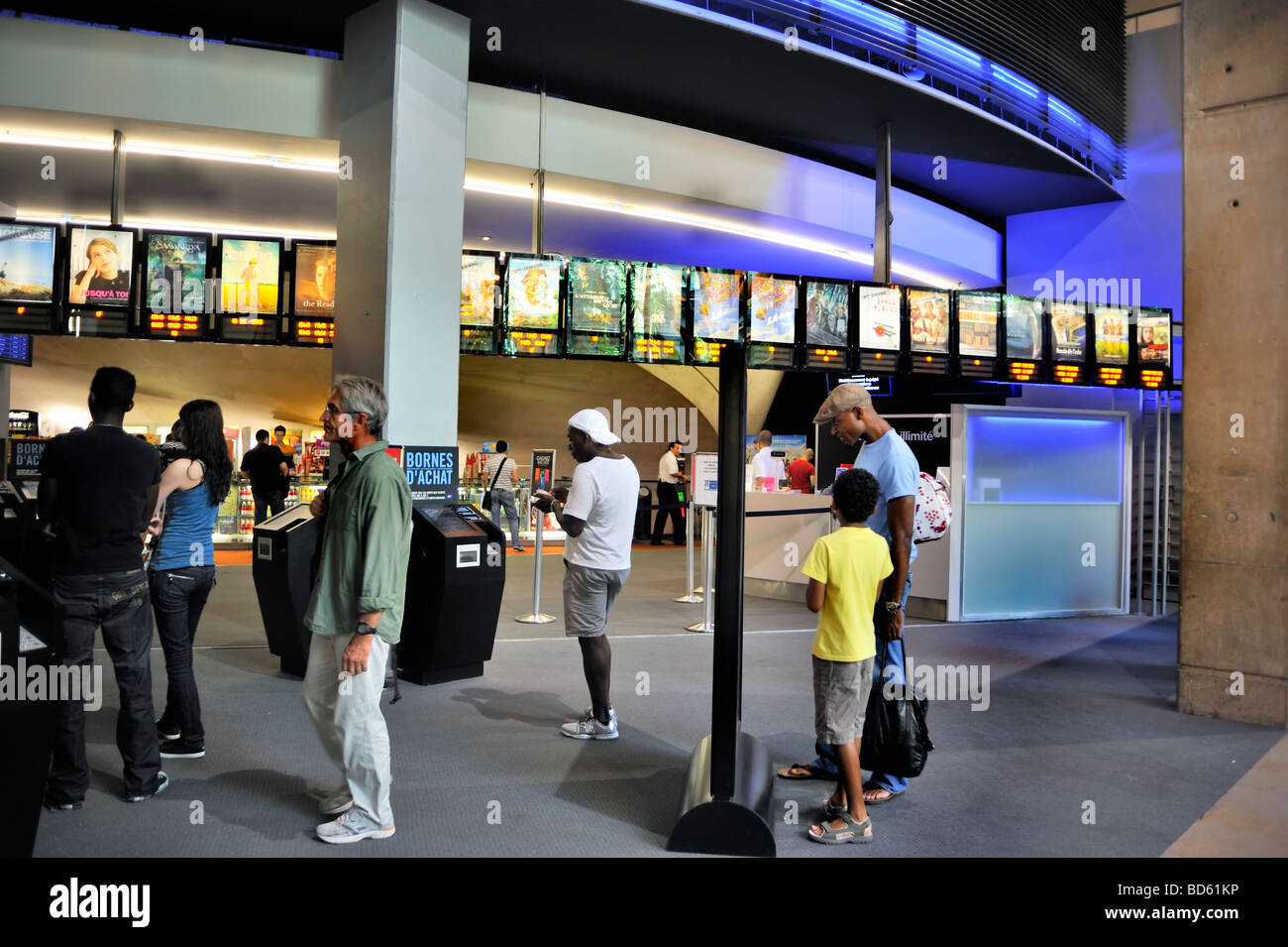 Cinéma au forum des halles à paris Banque de photographies et d’images