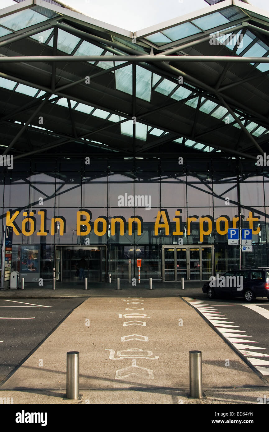 L'aéroport de Cologne Bonn Allemagne Banque D'Images