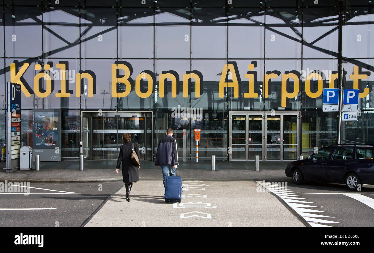 L'aéroport de Cologne Bonn Allemagne Banque D'Images
