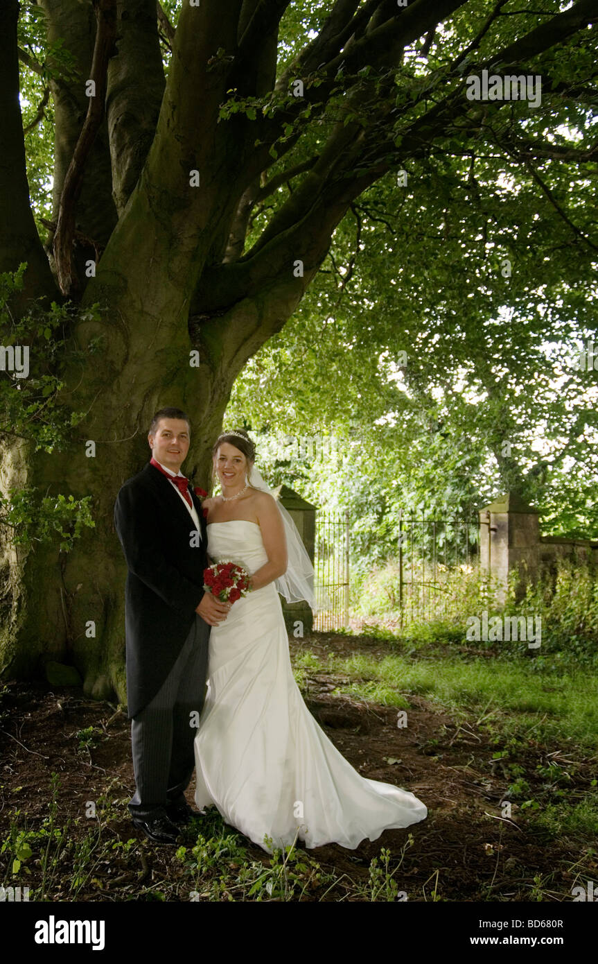Couple heureux mariage photos photo les photos des photographes Photographe mariage mariage mariée obtenir obtenir grand jour dat Banque D'Images