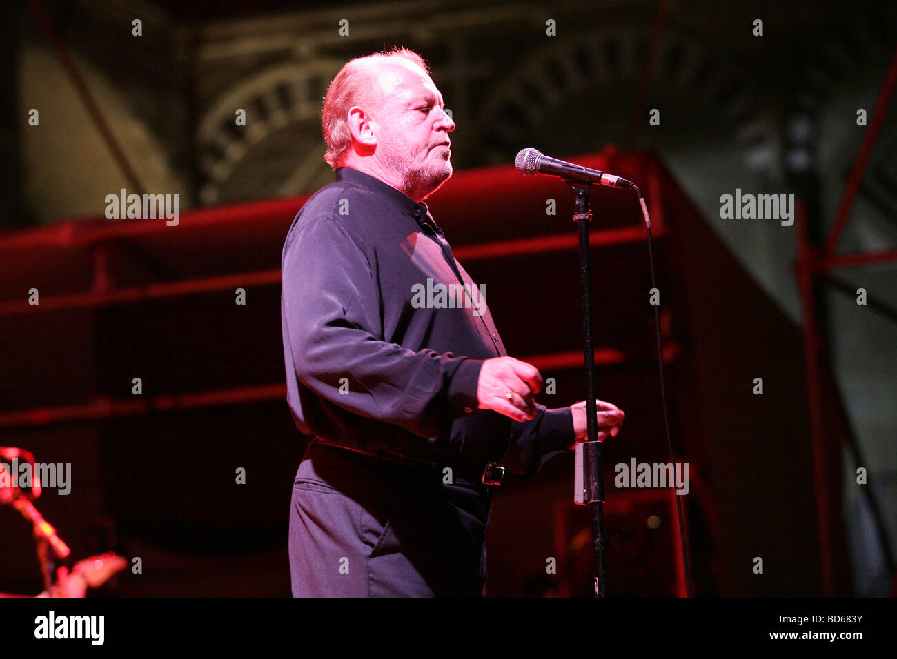 Joe Cocker live à Pistoia Blues Festival, 2007 Banque D'Images