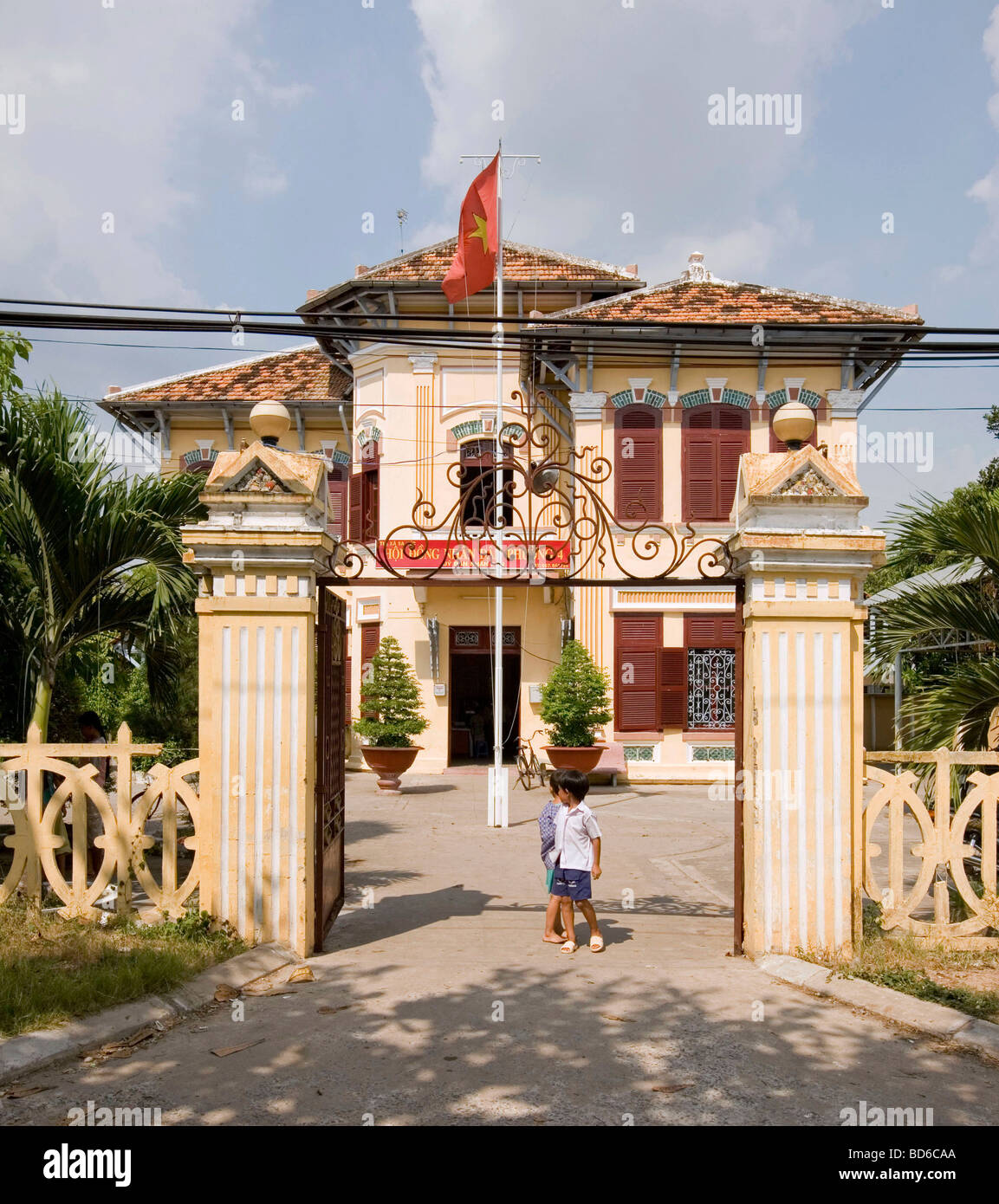 Vietnam, Sa Dec : Marguerite Duras' house Banque D'Images