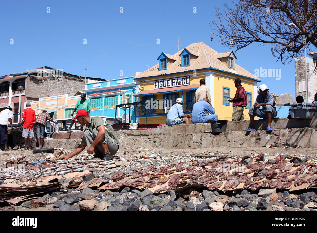 Cap-Vert : l'île de São Vicente (également fils visent ou Fils envoyé) Banque D'Images