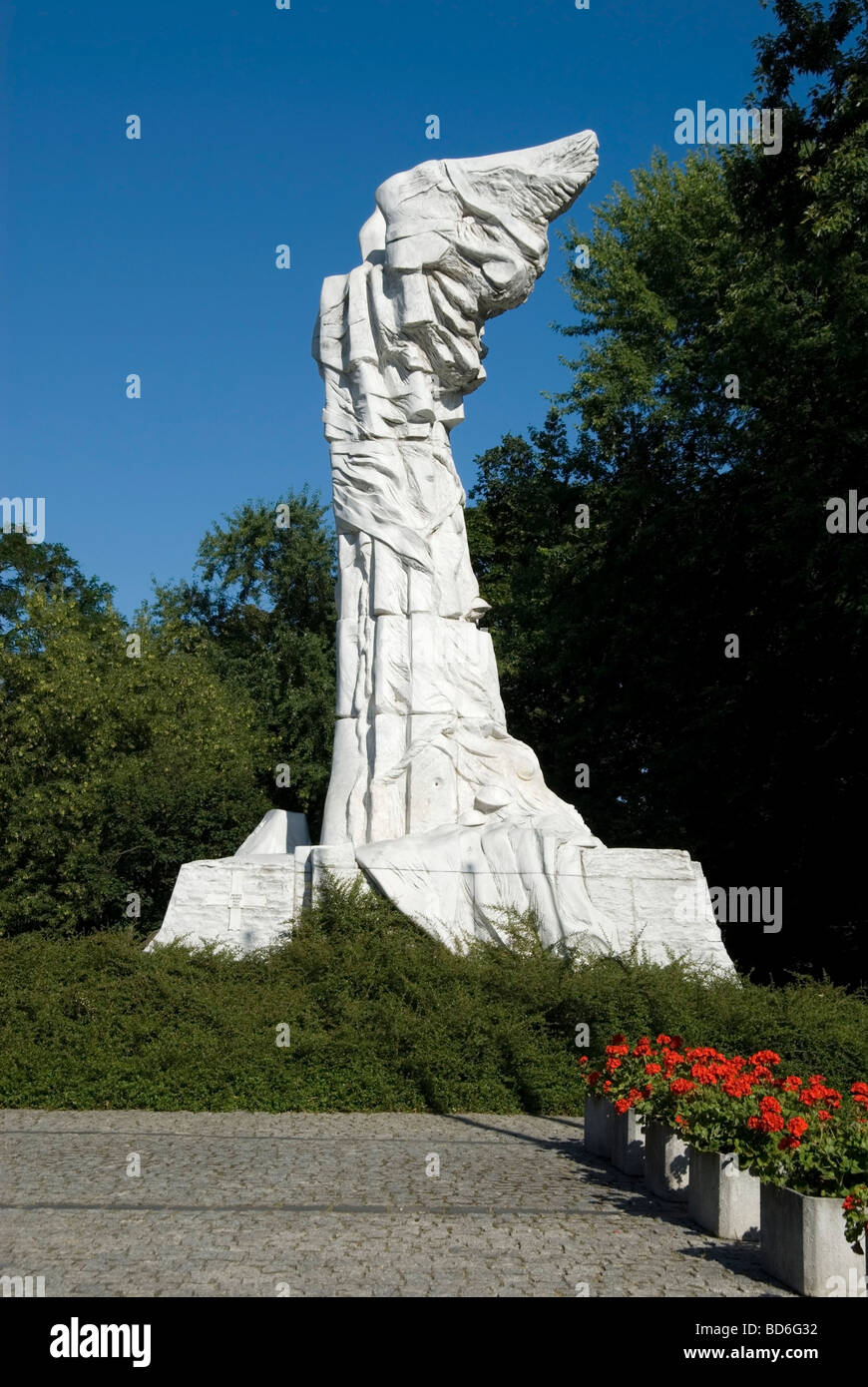 Monument à la Bataille de Monte Cassino, Varsovie, Pologne Banque D'Images