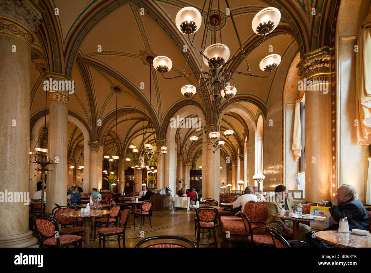 Cafe Central, Palais Ferstel, Vienne, Autriche Banque D'Images