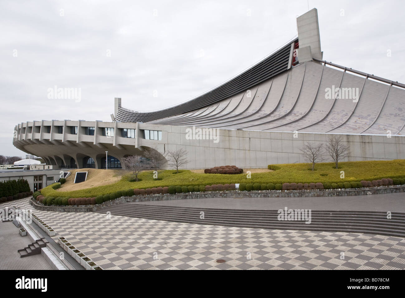 Gymnase National de Yoyogi à Tokyo au Japon Banque D'Images