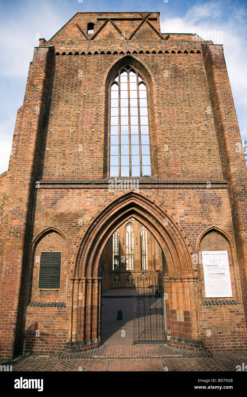 Franziskaner Klosterkirche couvent franciscain (église) ruine, Berlin, Allemagne Banque D'Images