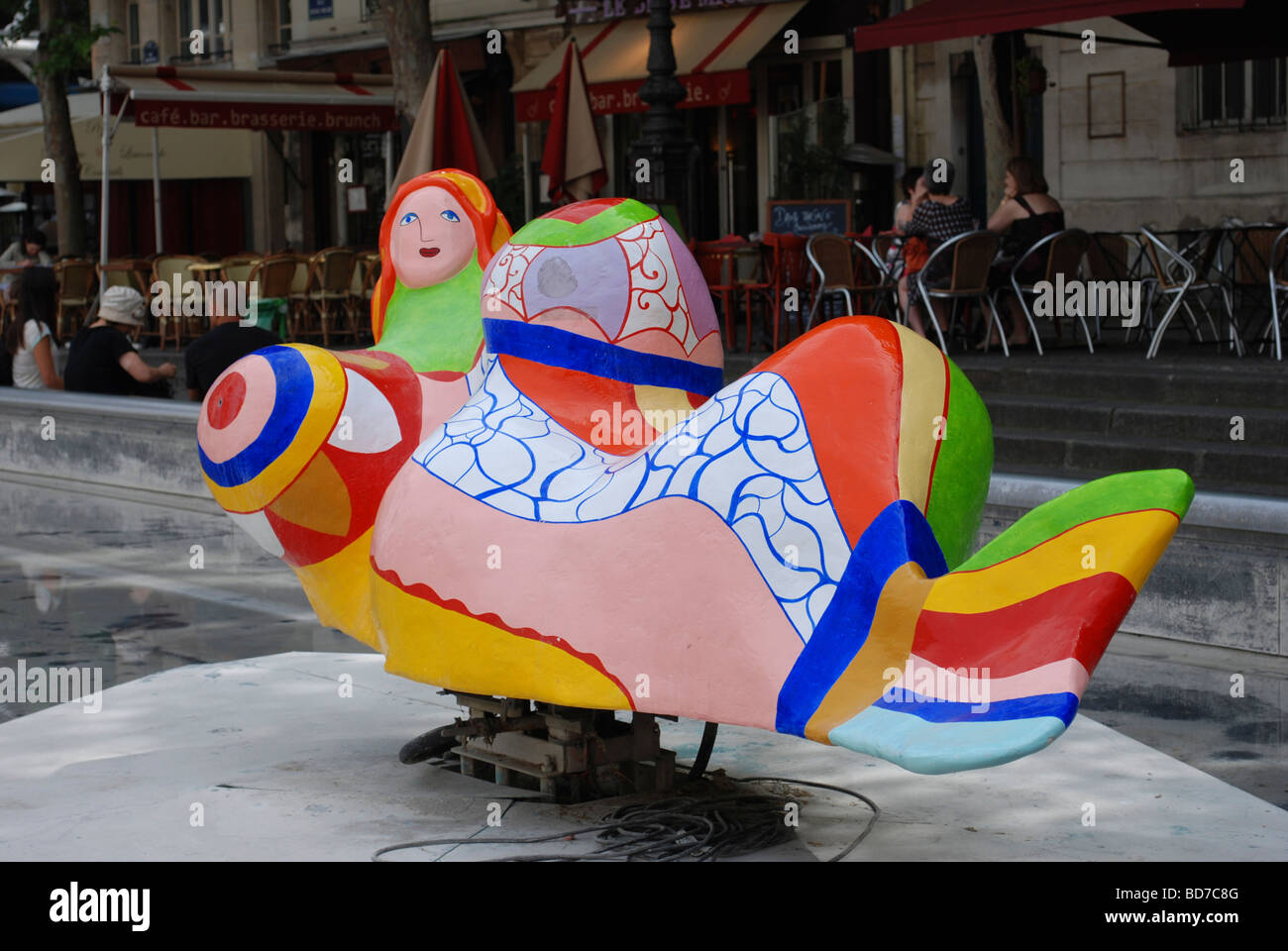 France Paris Centre Georges Pompidou Banque D'Images
