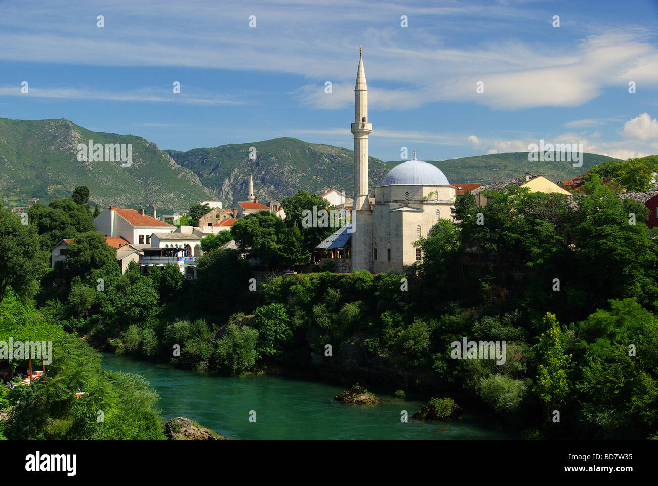 Mostar Mostar Moschee mosque 02 Banque D'Images