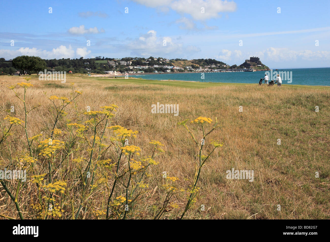 Club de Golf Royal Jersey Grouville, Jersey Channel Islands Banque D'Images