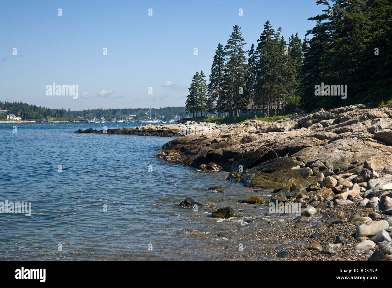 Point Marshall Maine USA Banque D'Images