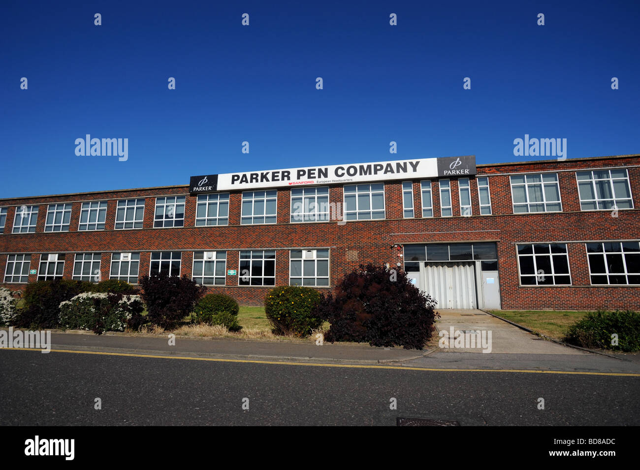 La Parker Pen company factory à Newhaven qui va fermer ses portes pour de bon en 2010 avec la perte de 180 emplois Banque D'Images