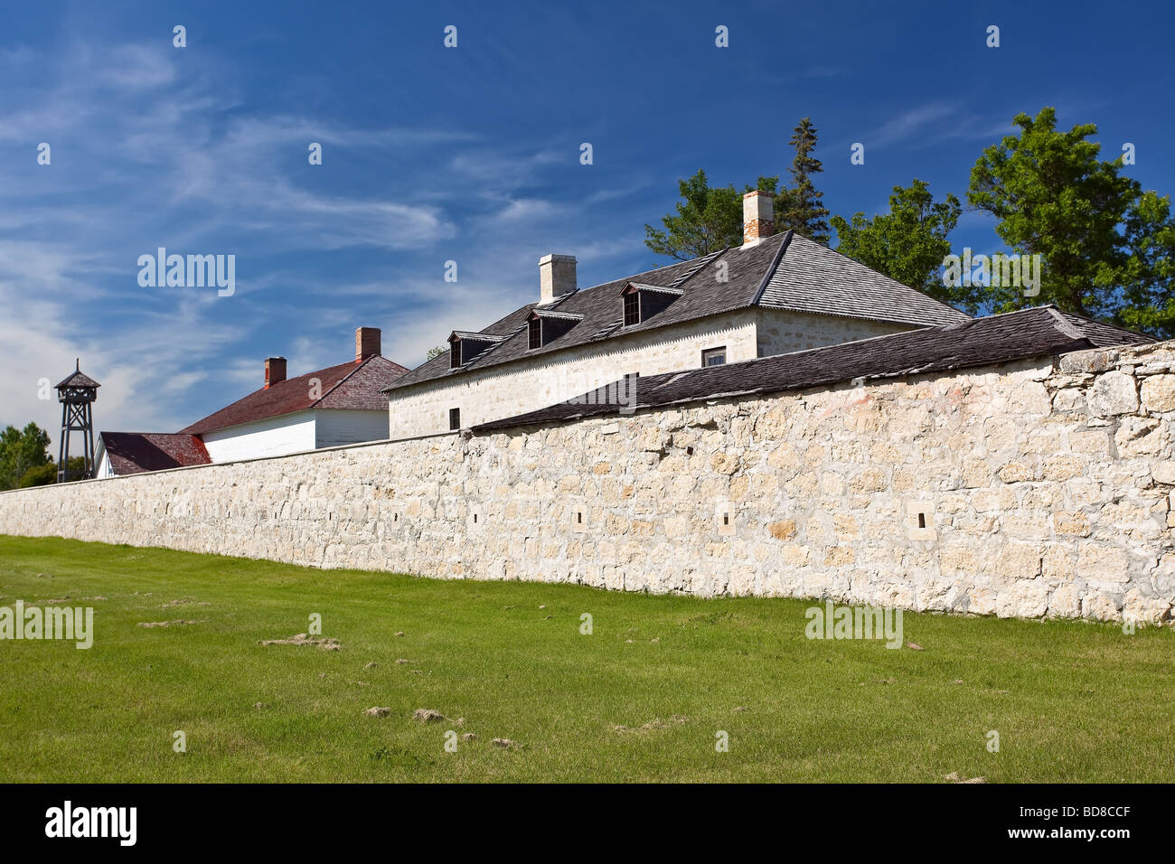 Lieu historique national de Lower Fort Garry, Manitoba, Canada. Banque D'Images