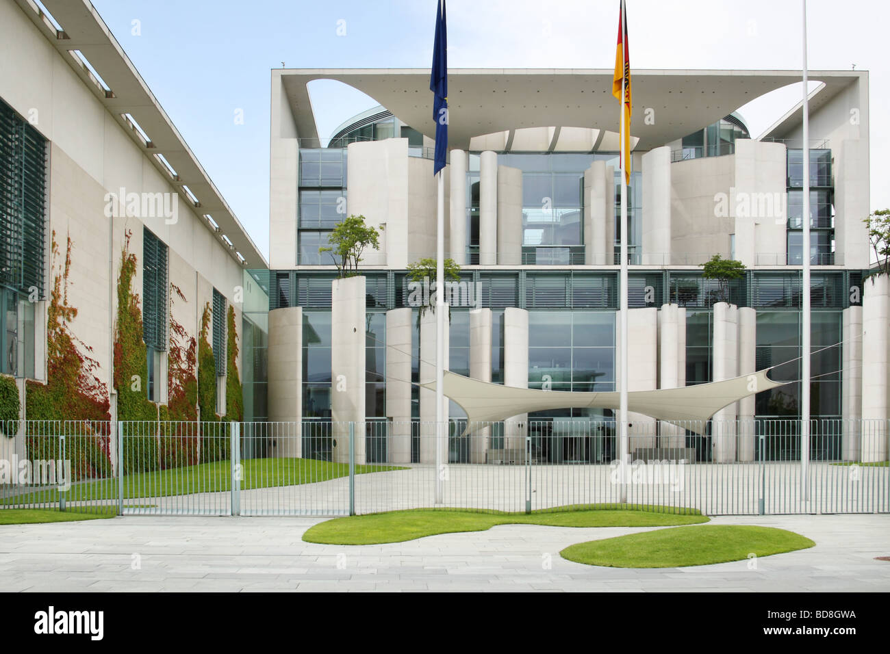 Gouvernement Bureau du Chancelier en quart à la Spree, Mitte, Berlin, Allemagne Banque D'Images