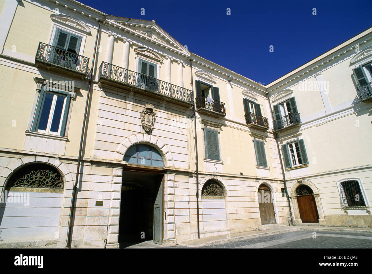 Italie, Molise, Isernia, Palazzo d'Avalos Laurelli Banque D'Images