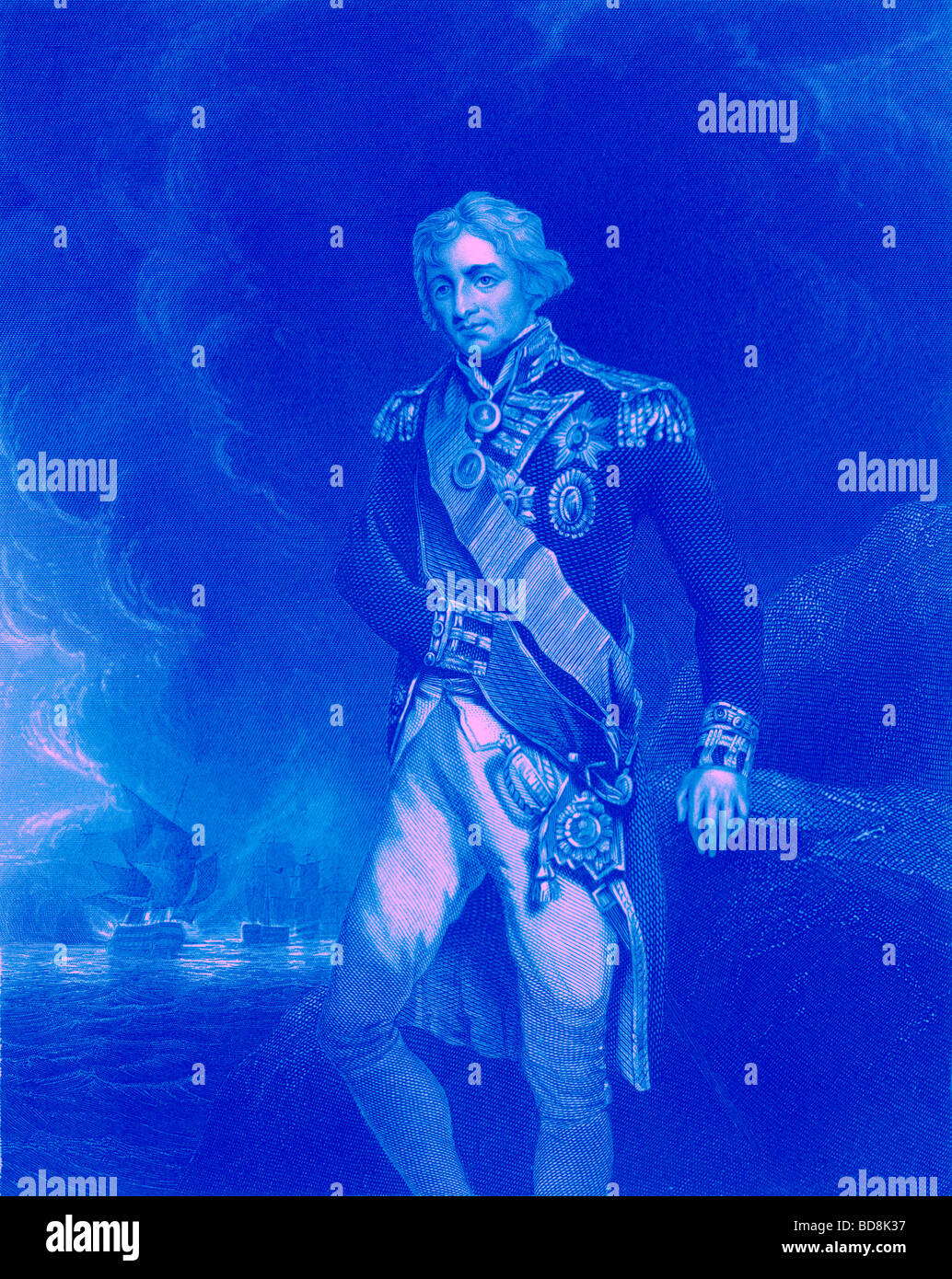 Nelson Payne s Universum 1847 Banque D'Images