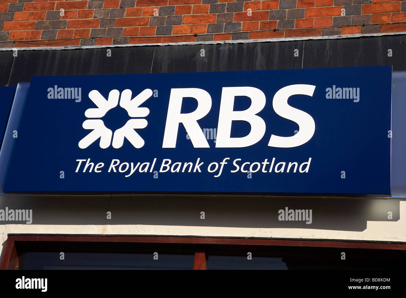 Le logo de la Royal Bank of Scotland Banque D'Images