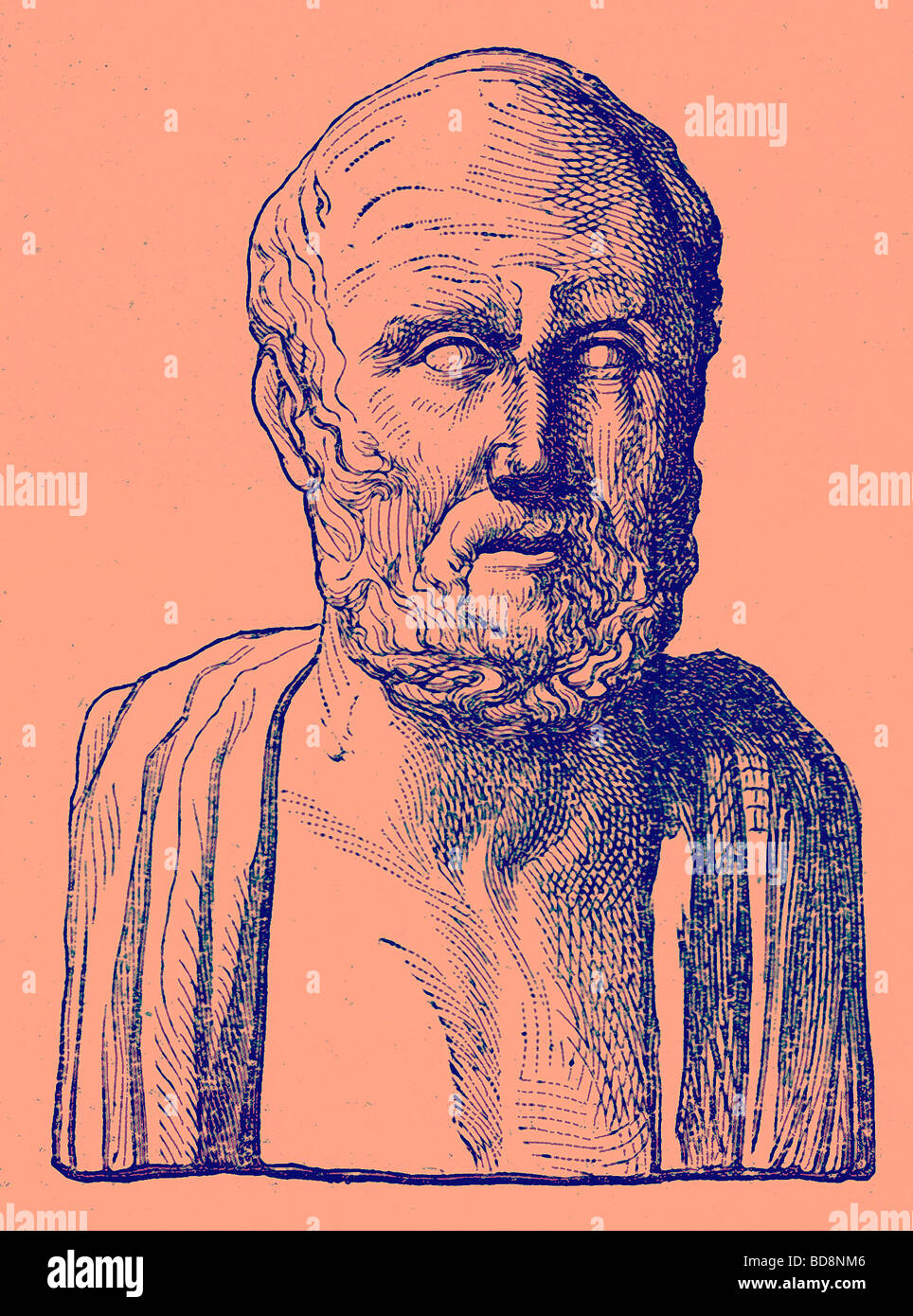 Hippocrate Illustration de l'histoire illustrée du monde Ward Lock c