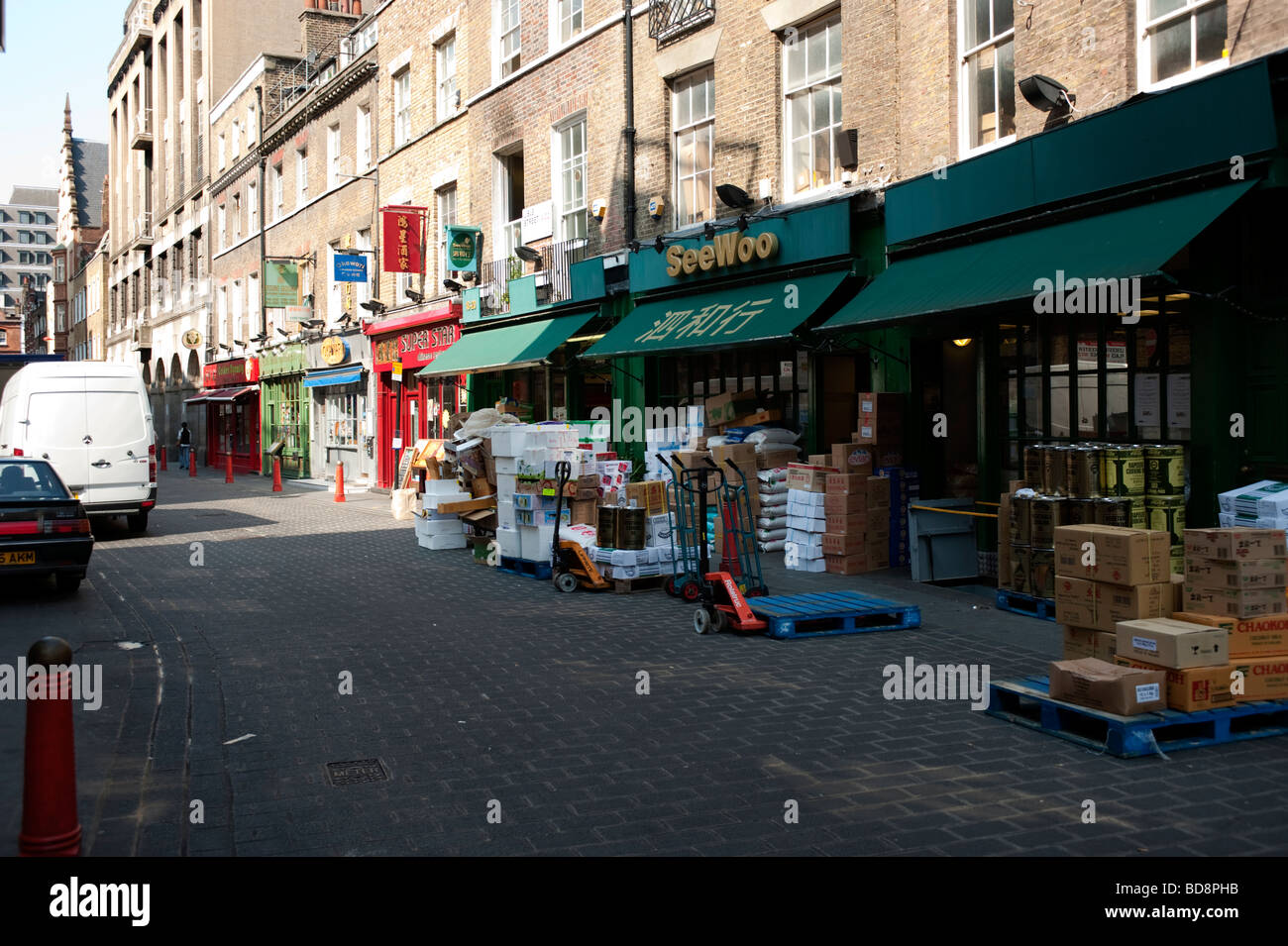 Magasin chinois dans China Town. Banque D'Images