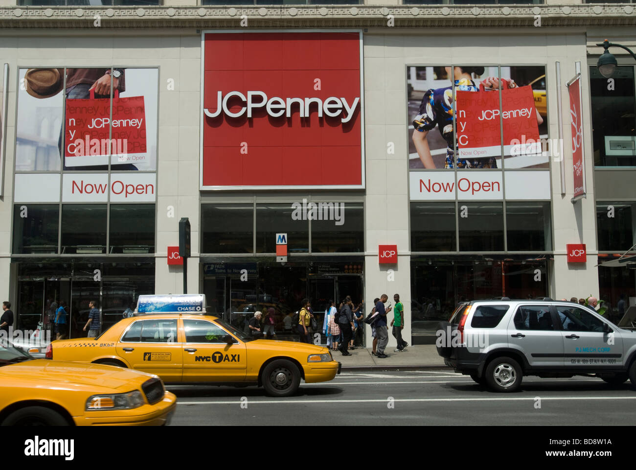 Shoppers at the JCPenney store in New York participate in a Paul Frank and  Julius back-to-school promotion Stock Photo - Alamy