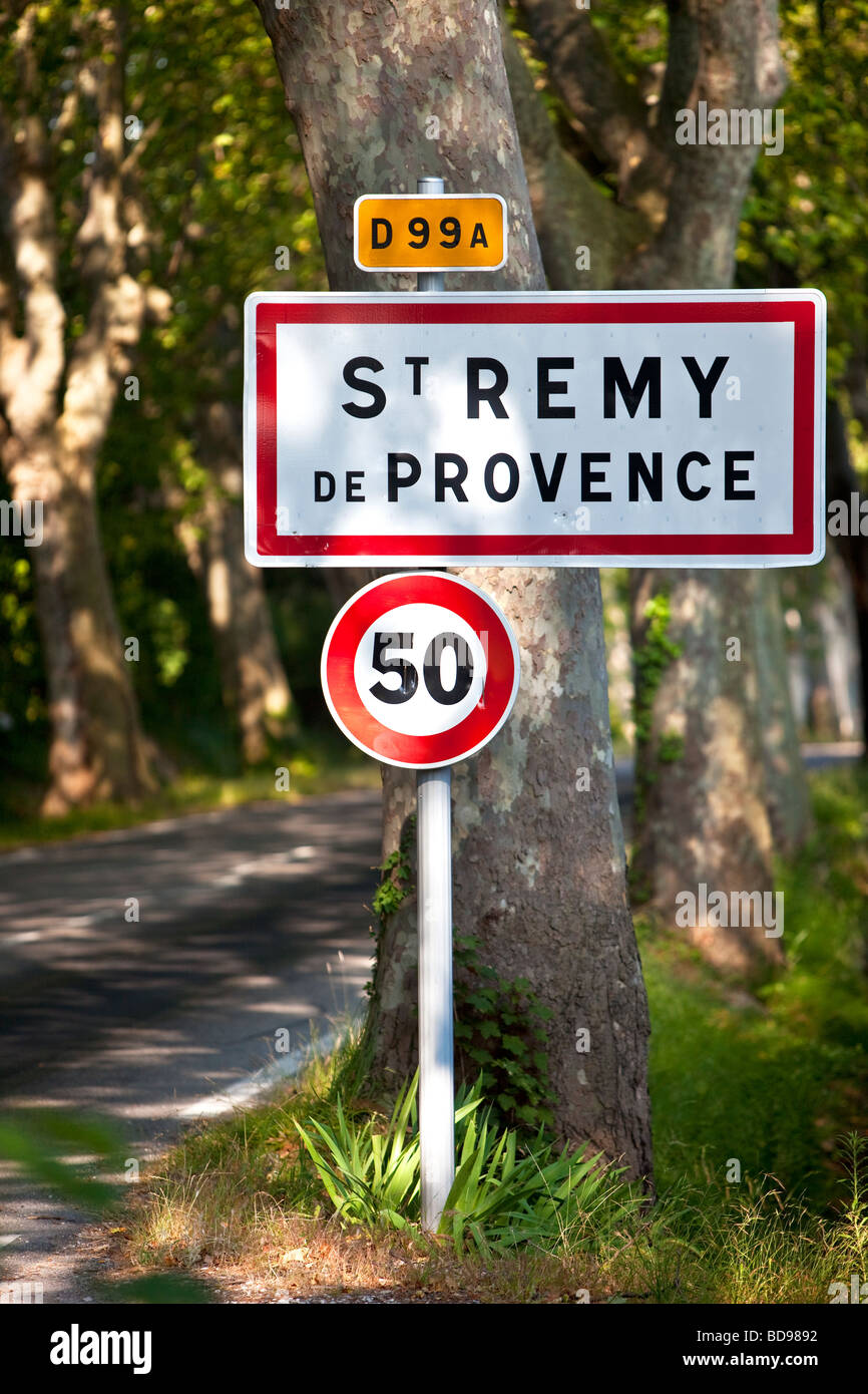L'entrée de la ville de Saint Remy de Provence, France Banque D'Images