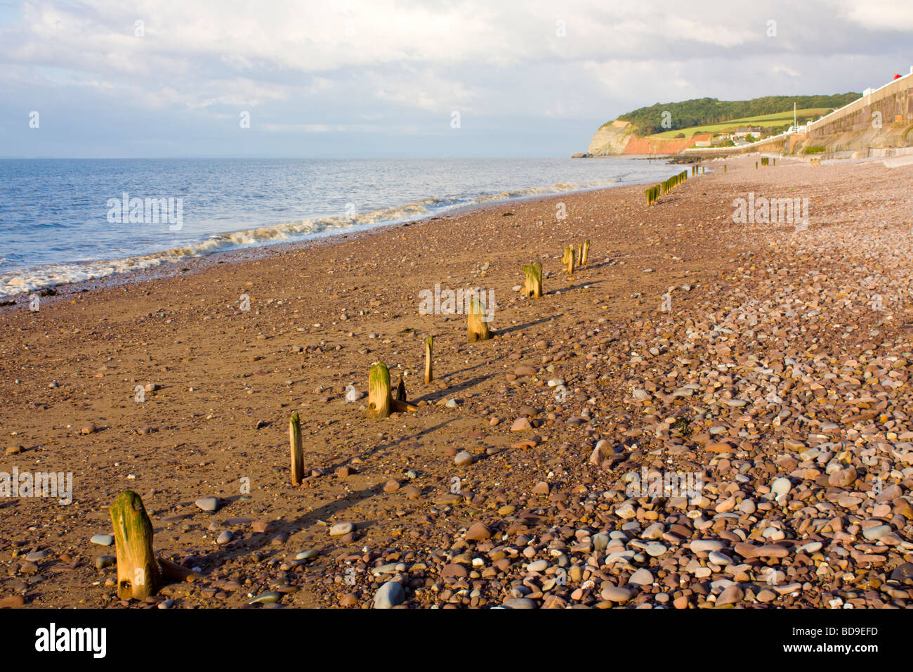 Blue Anchor Beach Somerset England UK Banque D'Images