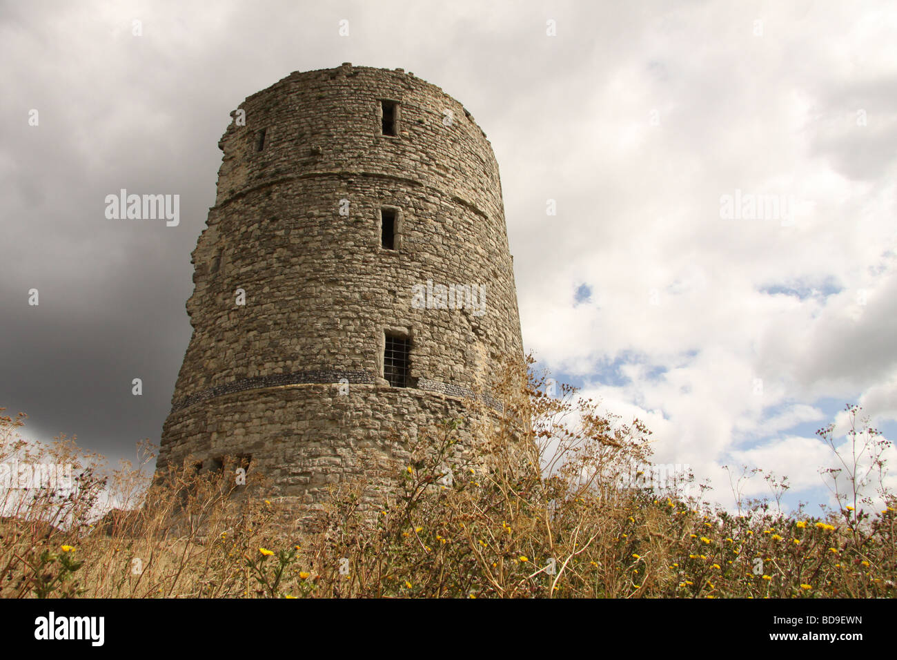 Hadleigh Castle ruine en Essex Banque D'Images