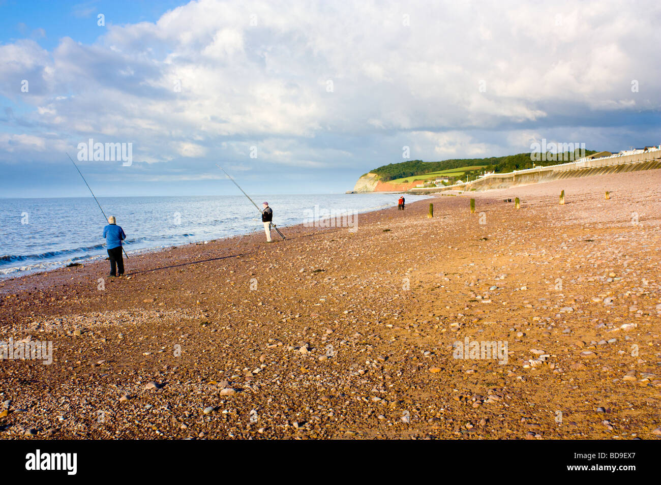 Blue Anchor Beach Somerset England UK Banque D'Images