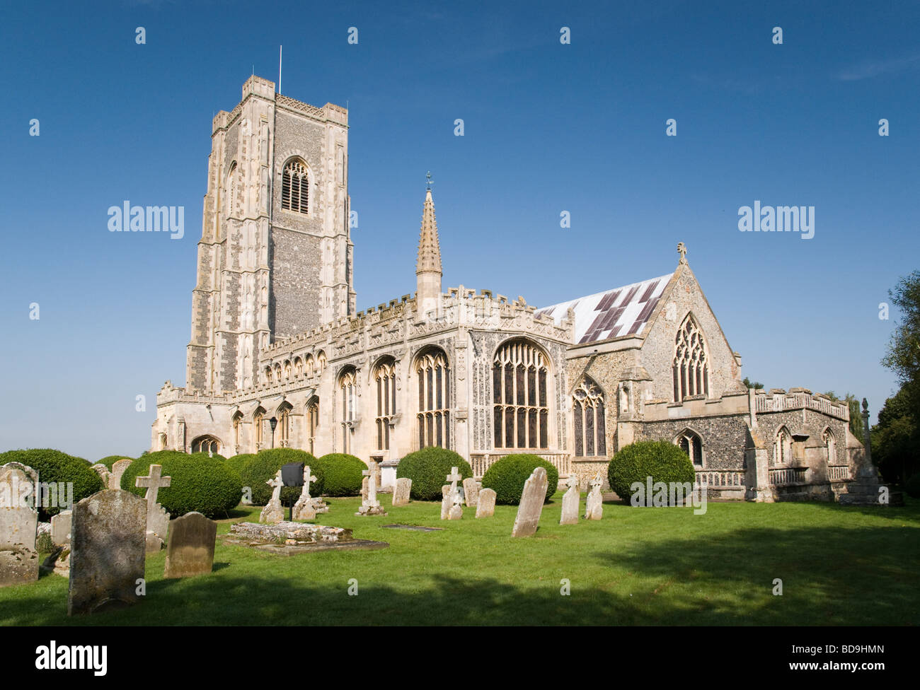 St Peter's et l'église Saint-Paul à long Melford, Suffolk, Angleterre. Banque D'Images