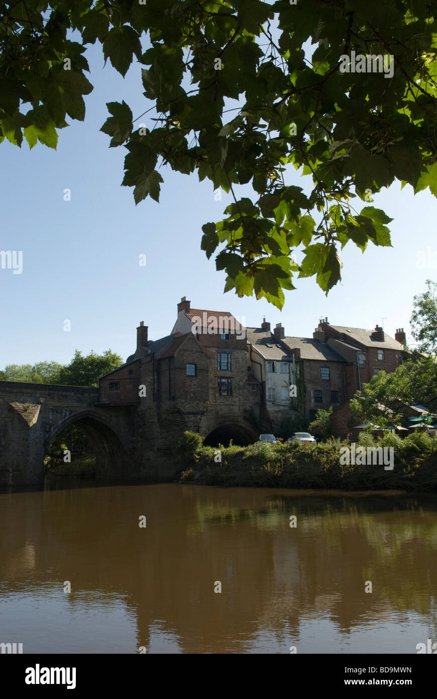 Vue sur la rivière Wear Angleterre Durham Banque D'Images