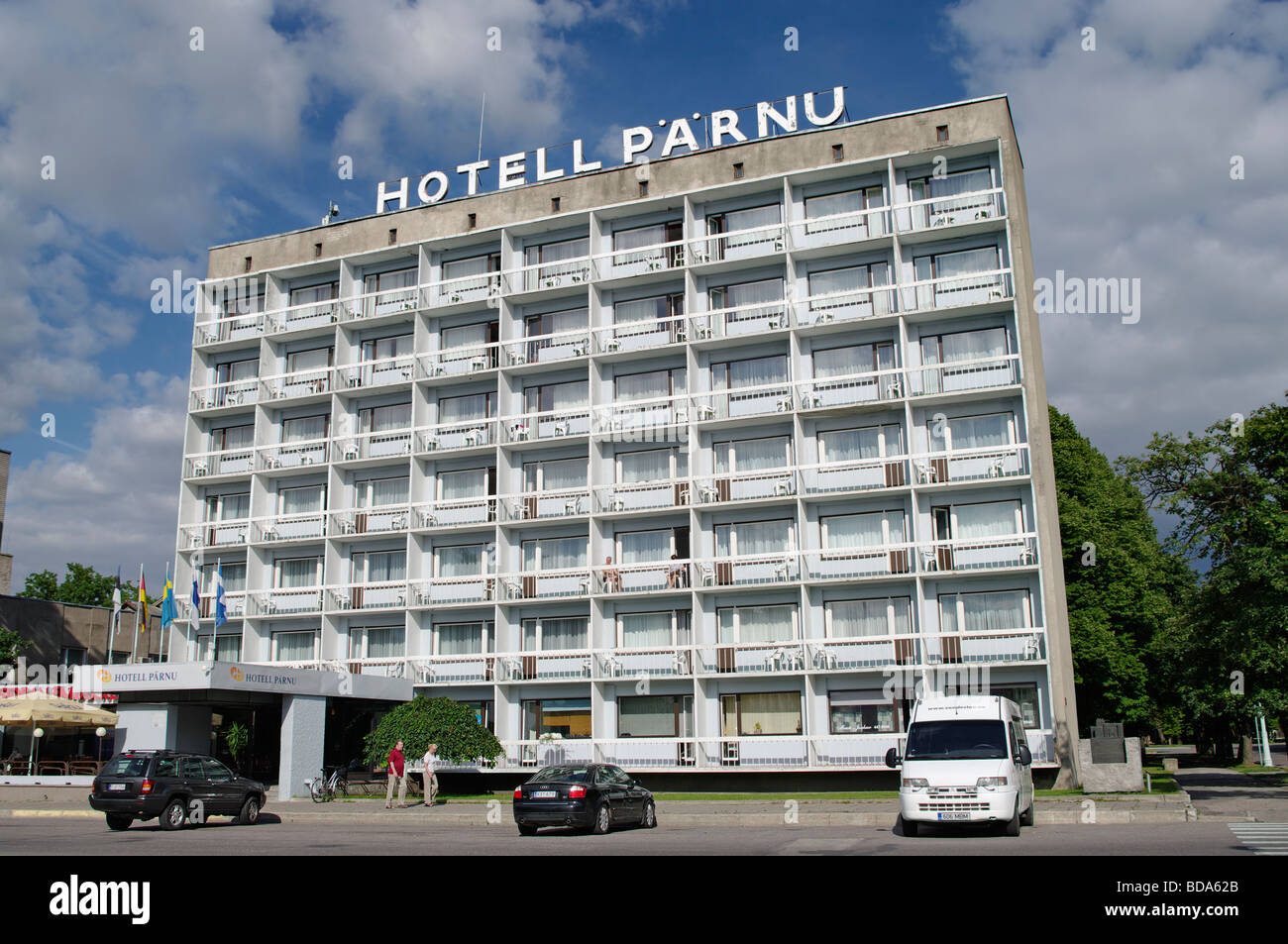 Hotel Pärnu, en Estonie, Pays Baltes Europe EU Banque D'Images