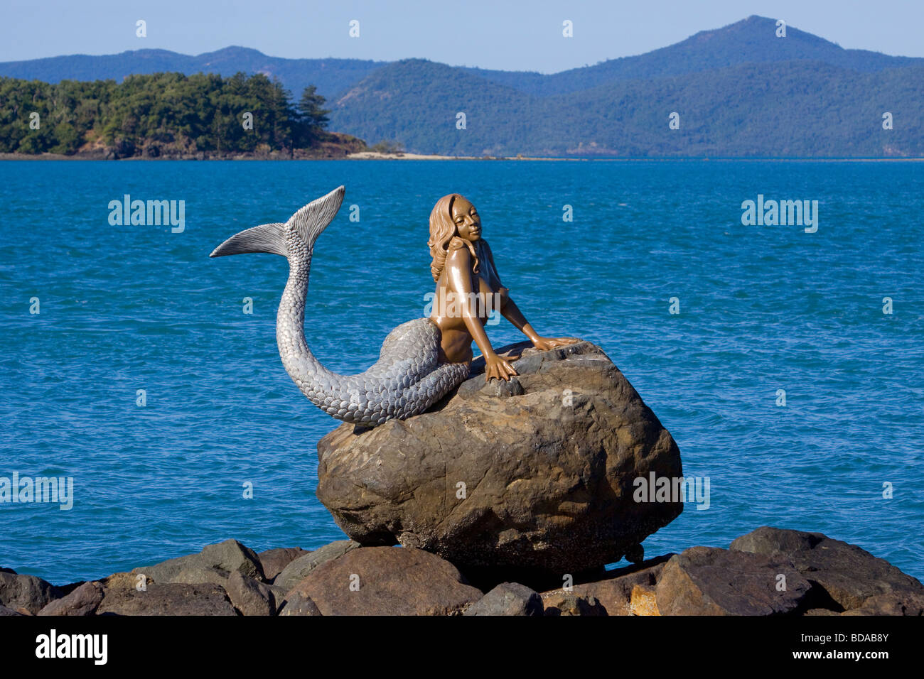 Daydream Island Whitsundays Queensland mermaid Banque D'Images