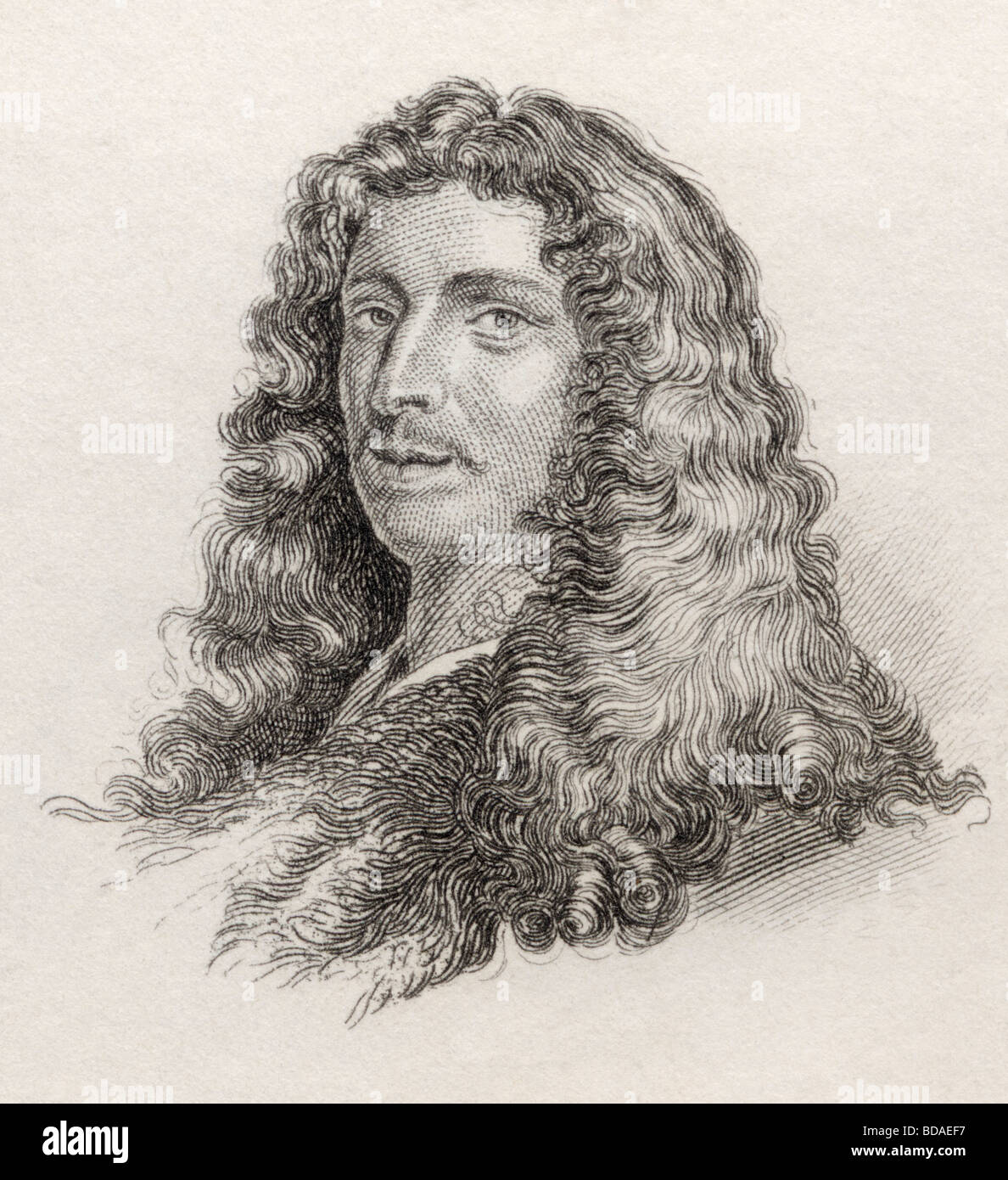 Charles patin, 1633 - 1693. Médecin et antiquaire français. Banque D'Images