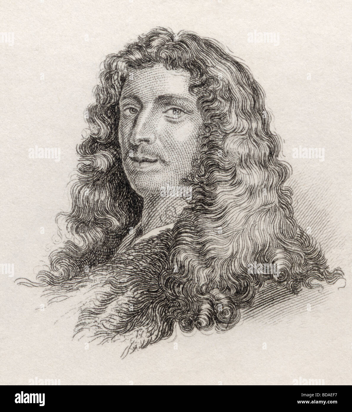 Charles Patin 1633 à 1693. Médecin et antiquaire français. Banque D'Images