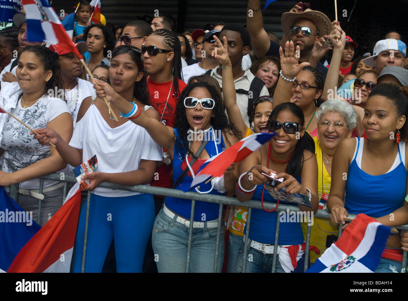 27e assemblée annuelle de l'indépendance dominicaine Day Parade à New York Banque D'Images