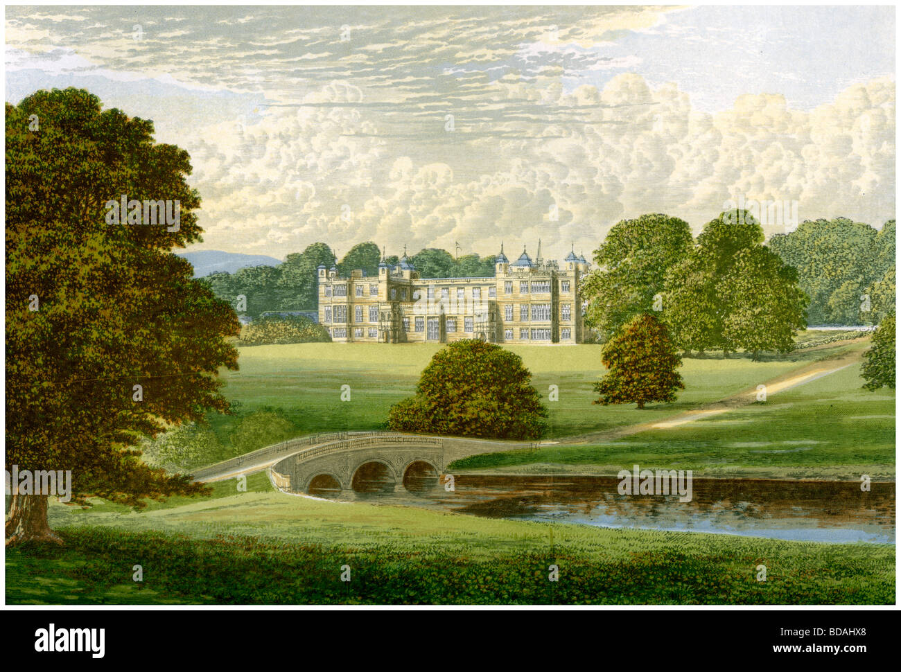 Audley End, Essex, demeure de Lord Braybrooke, c1880. Artiste : Inconnu Banque D'Images